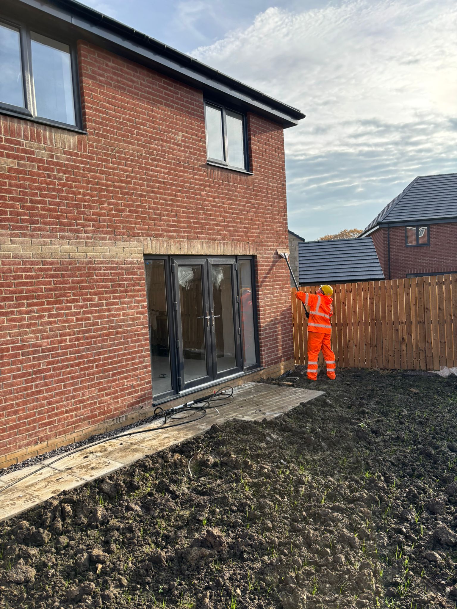 After brick restoration